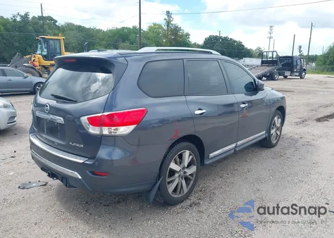 2013 Nissan Pathfinder Platinum z USA, uszkodzony, nr VIN 5N1AR2MN7DC648592